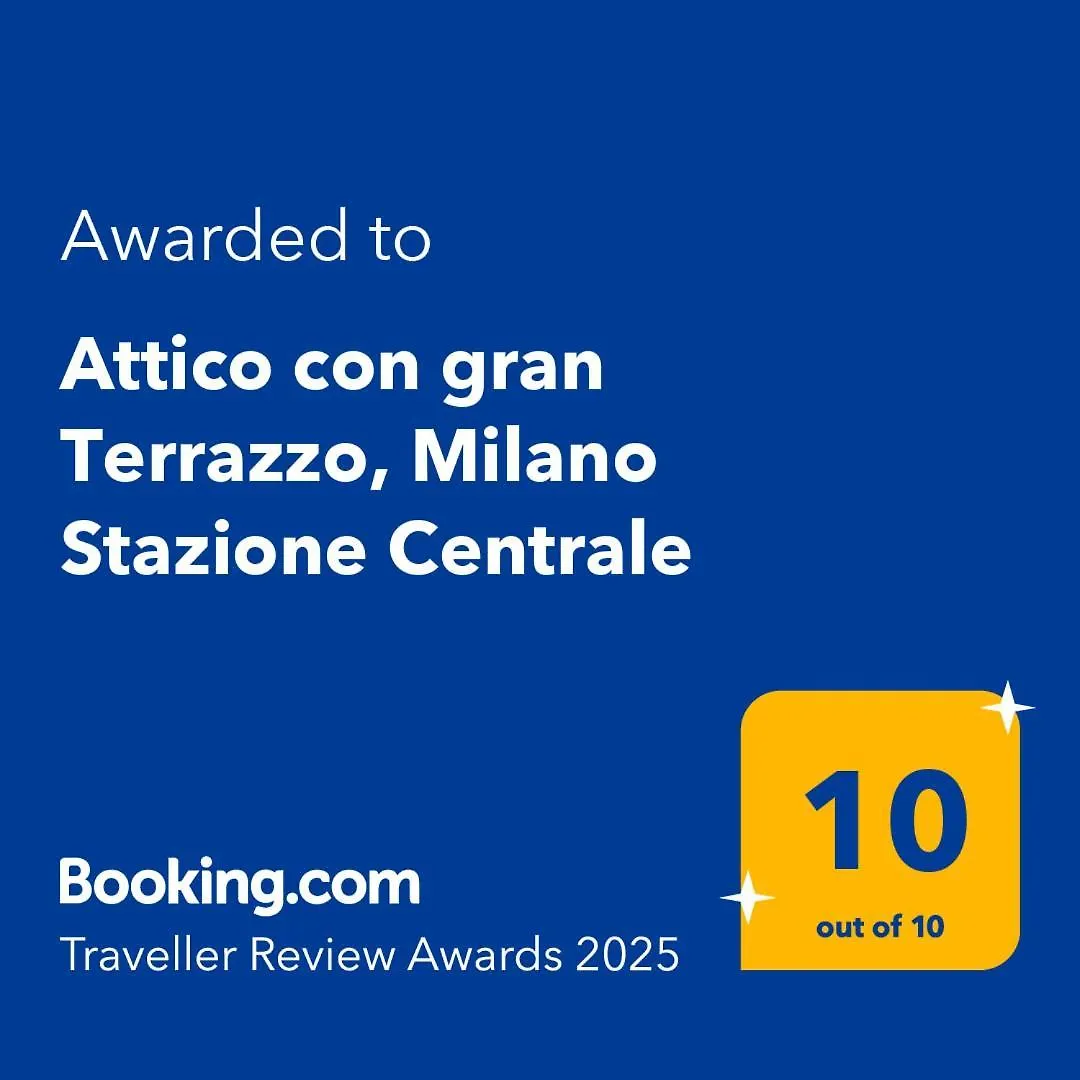 Penthouse In The Sky With 30 Sqm Terrace Milan Central Station Apartment